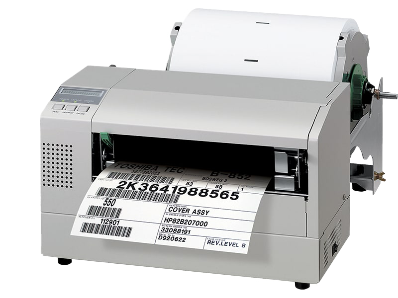 B-852 mid-range printer van Toshiba voor Auto-ID oplossingen | Hoge dataverwerkingssnelheid, groot intern geheugen en superieure printkwaliteit op A4-formaat