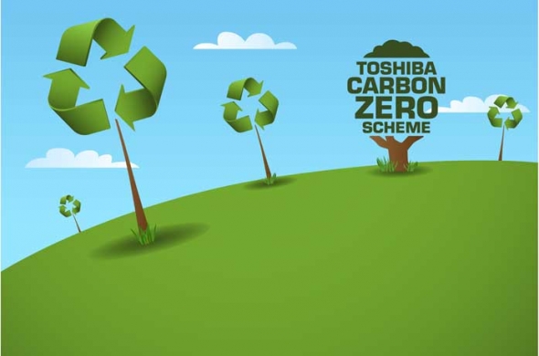 Toshiba Tec bereikt met haar innoverende CO2-neutraal programma een mijlpaal