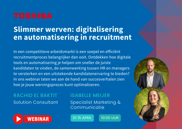 Lees meer over Webinar | Slimmer werven met digitalisering en automatisering