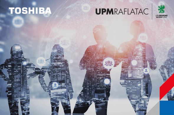 Toshiba en UPM Raflactac werken samen aan het perfecte resultaat voor linerless printing